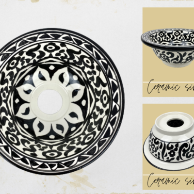 Luxury Handmade Black Ceramic Sink — A Statement Bathroom Vanity Centerpiece