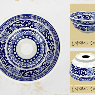 Custom Made Vessel Ceramic Sink | Luxury Bathroom Vanity Centerpiece | Handmade Statement Basin