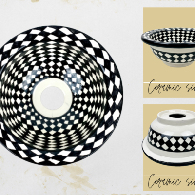 Elegant  Bathroom Vanity Sink - Handcrafted Sink.